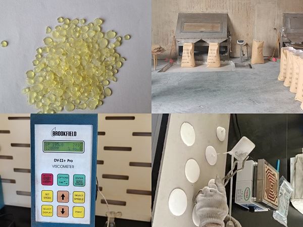 Forsendelse av hydrokarbonharpiks